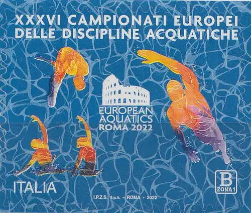 Italien MiNr. 4426 Europameisterschaft im Schwimmen, Rom