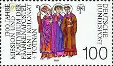 D,Bund Mi.Nr. 1424 Apostel Kilian, Kolonat, Totnan (100)