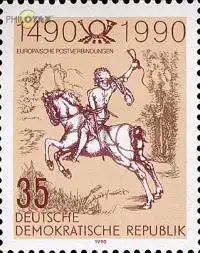 D,DDR Mi.Nr. 3299 Dürer, Der kleine Postreiter (35)