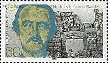 D,Bund Mi.Nr. 1480 Heinrich Schliemann, Löwentor von Mykene (60)