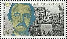 D,Bund Mi.Nr. 1480 Heinrich Schliemann, Löwentor von Mykene (60)