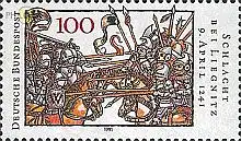 D,Bund Mi.Nr. 1511 Schlacht von Liegnitz (100)
