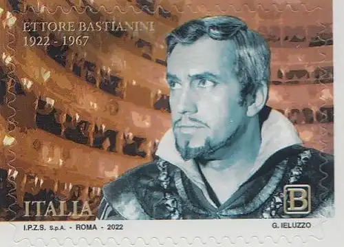 Italien MiNr. 4432, 100. Geburtstag von Ettore Bastianini, Opernsänger