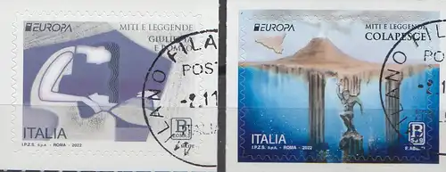 Italien MiNr. 4443-4444 Europa 2022 Geschichten und Mythen (2 Werte)