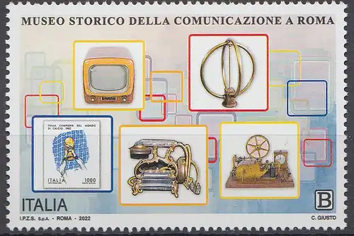 Italien MiNr. 4438 Historisches Museum für Kommunikation, Rom