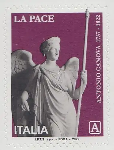 Italien MiNr. 4439, 200. Todestag von Antonio Canova