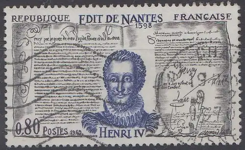 Frankreich MiNr. 1690 Große Namen, König Henri IV (0,80)