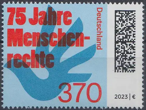 D,Bund Mi.Nr. 3805, 75 Jahre Allgemeine Erklärung der Menschenrechte (370)