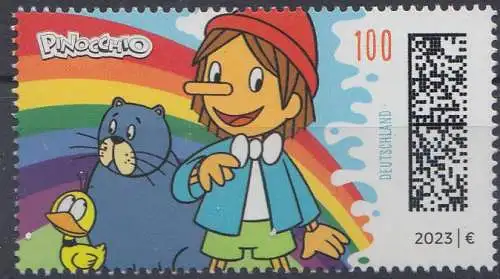 D,Bund Mi.Nr. 3804 Helden der Kindheit, Pinocchio (100)