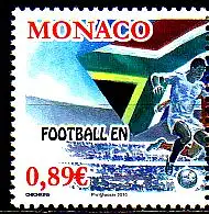 Monaco Mi.Nr. 2982 Fußball-WM Südafrika (0,89)