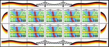 D,Bund Mi.Nr. Klbg. 1967 Glienicker Brücke (m.10x1967)