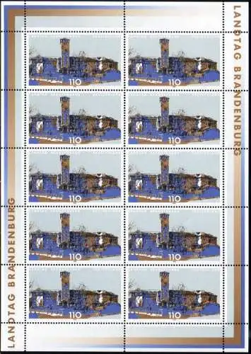 D,Bund Mi.Nr. Klbg. 1977 Landtag Brandenburg (m.10x1977)