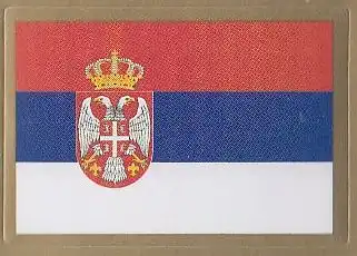 Flaggen-Aufkleber Serbien