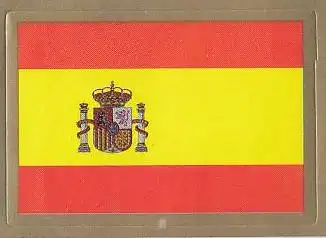 Flaggen-Aufkleber Spanien