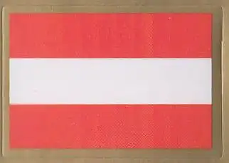 Flaggen-Aufkleber Österreich
