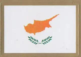 Flaggen-Aufkleber Zypern