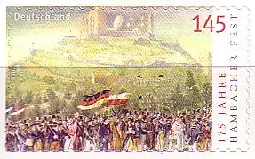 D,Bund Mi.Nr. 2605 175 Jahre Hambacher Fest, Hambacher Schloß, selbstkleb (145)