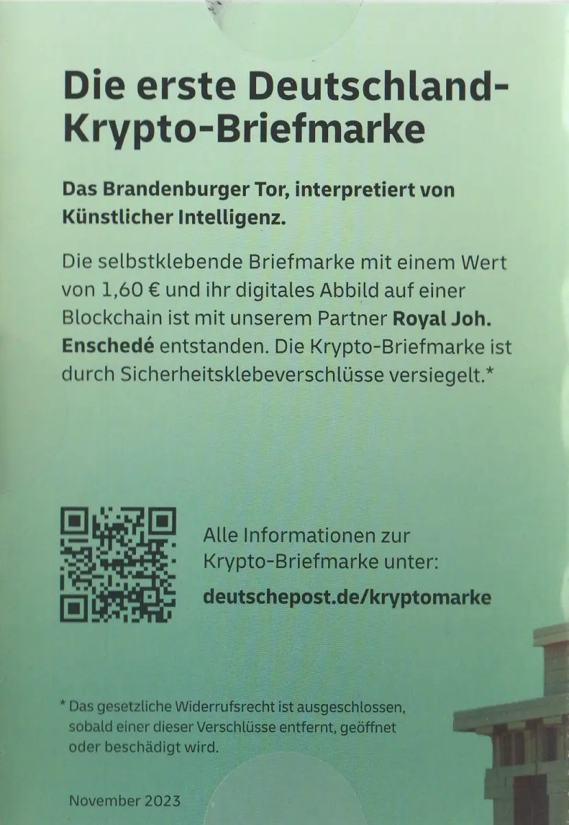 D,Bund Mi.Nr. 3801 Krypto Marke.. | Briefmarken günstig