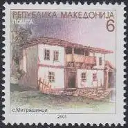 Makedonien Mi.Nr. A 232 Freim. Architektur, Haus in Mitrasinci (6)