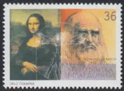 Makedonien Mi.Nr. 252 550.Geb. Leonardo da Vinci, Mona Lisa (36)