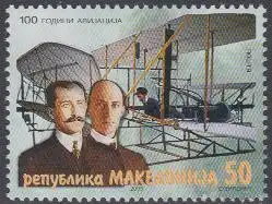 Makedonien Mi.Nr. 303 100.Jahrestag 1.Motorflug der Brüder Wright (50)