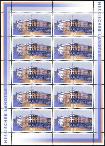 D,Bund Mi.Nr. Klbg. 2030 Hessischer Landtag (m.10x2030)