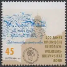 D,Bund MiNr. 3360 Rhein.Friedrich-Wilhelm-Universität Bonn (45)