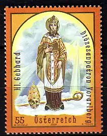 Österreich Mi.Nr. 2613 Schutzpatrone, Hl. Gebhard (55)