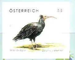 Österreich Mi.Nr. 2622 Freim., Tierschutz, Waldrapp (55)