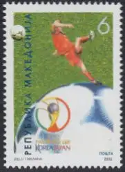 Makedonien Mi.Nr. 256 Fußball-WM Japan u.Südkorea (6)