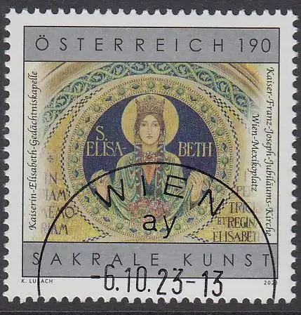Österreich MiNr. (noch nicht im Michel) Hl. Elisabeth m.d. Rosenwunder (190)