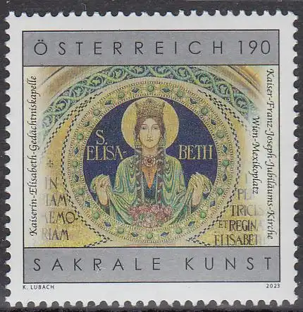 Österreich MiNr. (noch nicht im Michel) Hl. Elisabeth m.d. Rosenwunder (190)