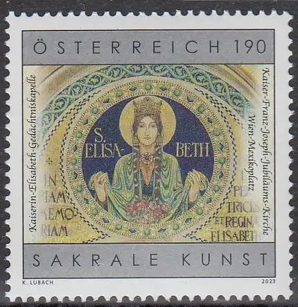 Österreich MiNr. (noch nicht im Michel) Hl. Elisabeth m.d. Rosenwunder (190)