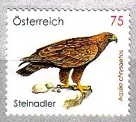 Österreich Mi.Nr. 2872 Freim. Tierschutz, Steinadler, skl. (75)