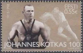 Estland MiNr. 815 Johannes Kotkas, Ringkämpfer (0,55)