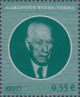 Estland Mi.Nr. 830 Staatsoberhaupt Aleksander Warma (0,55)