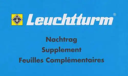 Leuchtturm Nachtrag Bundesrepublik Deutschland Heftchenblätter 2023 SF