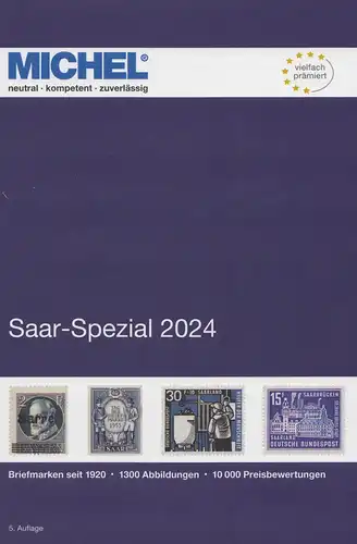 Michel Katalog Saar Spezial 2024, 5. Auflage
