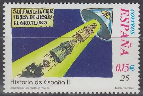Spanien Mi.Nr. 3665 Hl. Johannes vom Kreuz, hl. Theresia von Ávila, El Greco