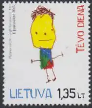 Litauen Mi.Nr. 1135 Vatertag, Kinderzeichnung (1,35)