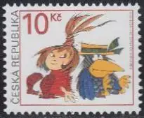 Tschechien Mi.Nr. 684 Weltkindertag Die kleine Hexe und der alte weise Rabe (10)