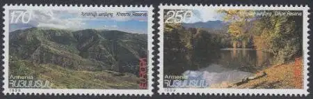 Armenien Mi.Nr. 353-54 Europa 99, Natur- und Nationalparks (2 Werte)