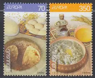 Armenien Mi.Nr. 519-20 Europa 05, Gastronomie (2 Werte)
