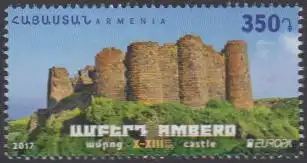 Armenien MiNr. 1015 Europa 17, Burgen u.Schlösser, Amberd (350)