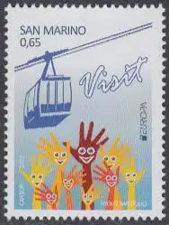 San Marino Mi.Nr. 2524 Europa 2012, Besuche, Seilbahn (0,65)
