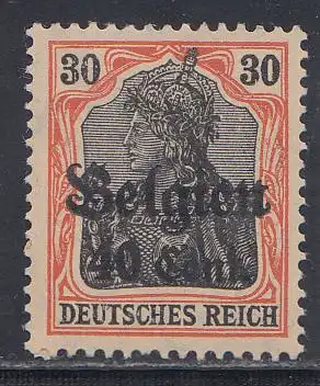 Deutsche Besetzung 1. Weltkrieg, Belgien Mi.Nr. 19, Germania