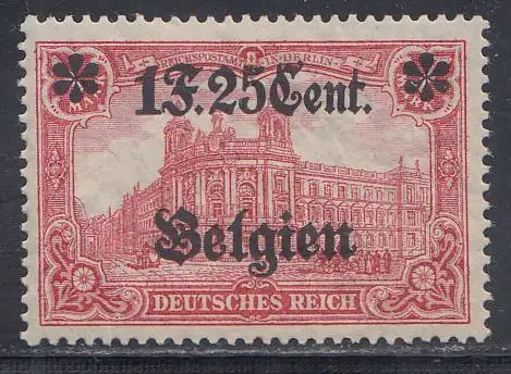 Deutsche Besetzung 1. Weltkrieg, Belgien Mi.Nr. 23, Reichspostgebäude