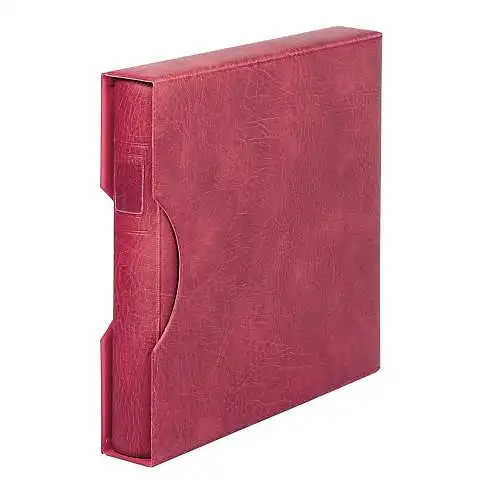 Linder Ringbinder mit Kassette (1124) weinrot