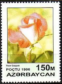 Aserbaidschan Mi.Nr. 322 Rosenzüchtung Rose Gaujard (150)