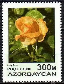Aserbaidschan Mi.Nr. 324 Rosenzüchtung Lady Rose (300)
